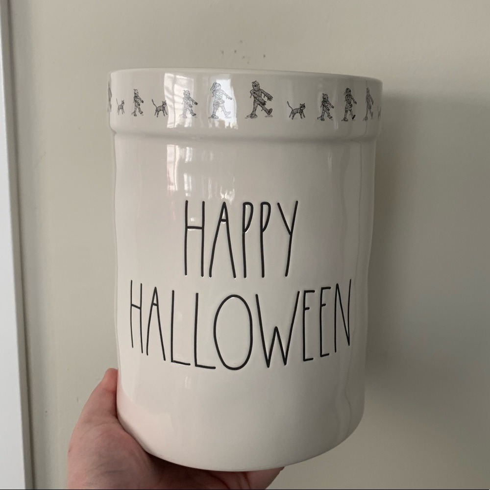 🇺🇸Rae Dunn HAPPY HALLOWEEN crock